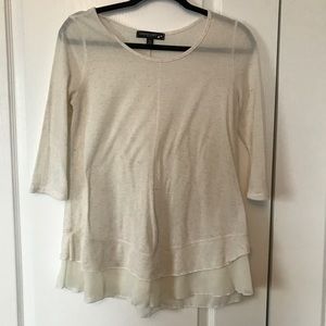 Cream colored shirt